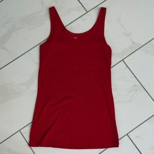 Great Northwest Clothing Company Red Scoop Neck Tank Top